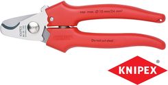 Zdjęcie Knipex Nożyce izolowane do cięcia kabli (95 05 165/ 165 SB) - Zabrze