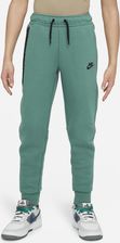 Spodnie dla dużych dzieci (chłopców) Nike Sportswear Tech Fleece - Zieleń
