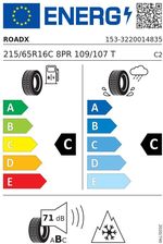 Zdjęcie Roadx Rx Quest Van 4S 215/65R16 109/107T C - Gniewkowo
