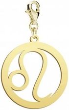 Charms Złoty Znak zodiaku LEW 925 DEYDKACJA GRATIS