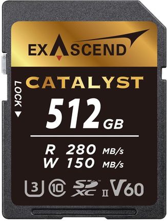 Karta pamięci ExAscend Catalyst SD UHS-II V60 - 512GB
