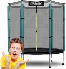 Zdjęcie Neo-Sport Trampolina Ogrodowa 140cm 4ft (NS04Z230F) - Gdynia