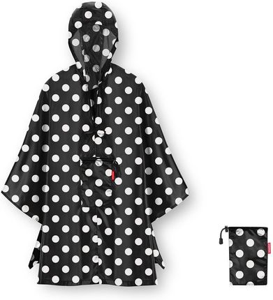 Poncho / peleryna przeciwdeszczowa Reisenthel Mini Maxi - dots white