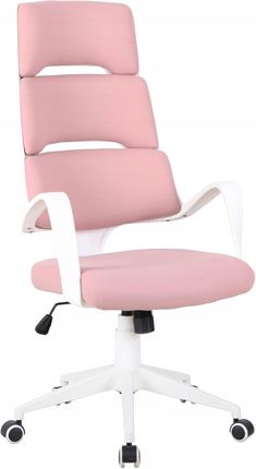 Fotel Biurowy Bobo Różowy Velvet Obrotowy