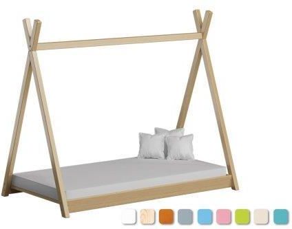 Łóżko Drewniane 140X80Cm Tipi