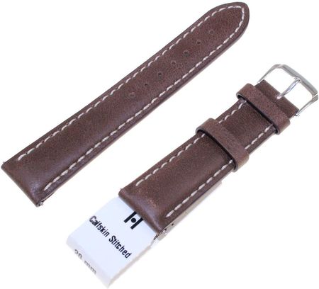 Hirsch Skórzany wodoodporny pasek do zegarka 20 mm Calfskin 20900210-2-20