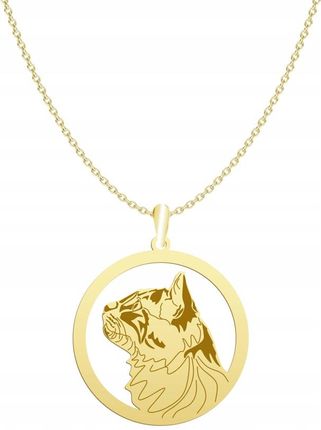 Mejk Jewellery Naszyjnik Złoty Aphrodite Cat 925 Łańcuszek