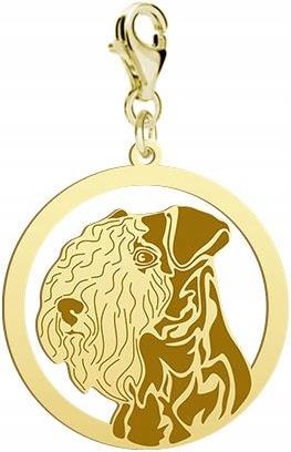 Mejk Jewellery Charms Złoty Lakeland Terrier 925