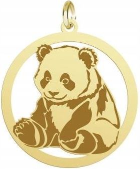 Mejk Jewellery Zawieszka Złota Panda 925