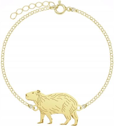 Mejk Jewellery Bransoletka Złota Kapibara 925