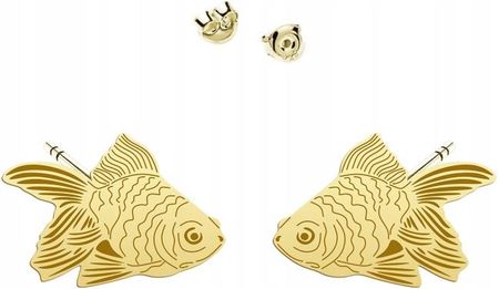 Mejk Jewellery Kolczyki Złote Welonka 925