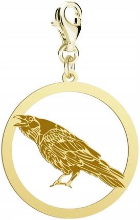 Mejk Jewellery Charms Złoty Kruk 925