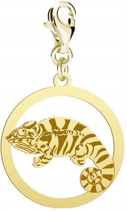 Mejk Jewellery Charms Złoty Kameleon 925