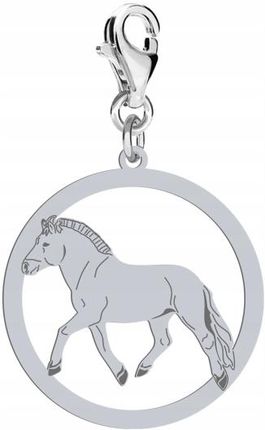 Mejk Jewellery Charms Srebrny Koń Fiordzki 925