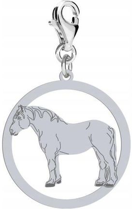Mejk Jewellery Charms Srebrny Z Koń Perszeron 925