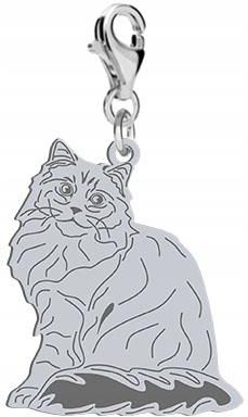 Mejk Jewellery Charms Srebrny Siberian Cat 925