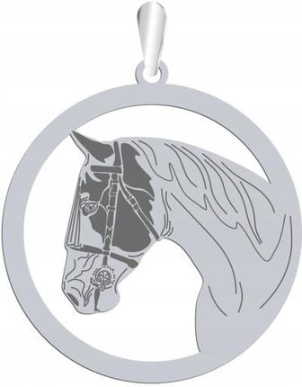 Mejk Jewellery Zawieszka Srebrna Koń American Paint Horse 925