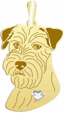 Mejk Jewellery Jack Russell Terrier Szorstkowłosy Zawieszka Złota 925