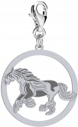 Mejk Jewellery Charms Srebrny Koń Tinker 925