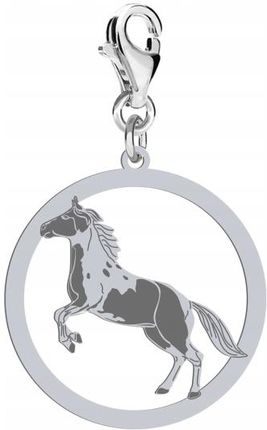 Mejk Jewellery Charms Srebrny American Paint Horse 925