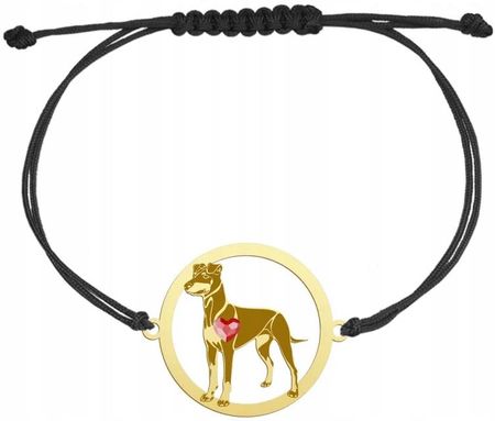 Mejk Jewellery Manchester Terrier Złota Bransoletka 925