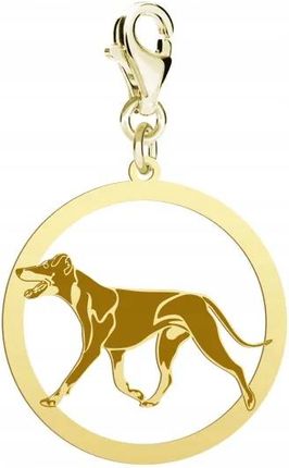 Mejk Jewellery Manchester Terrier Charms Złoty 925