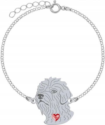Mejk Jewellery Irish Glen Of Imaal Terrier Bransoletka Srebrna 925