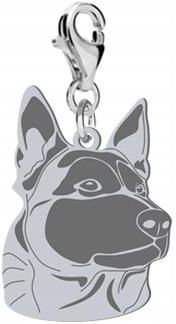 Mejk Jewellery Charms Srebrny Z Malinois 925