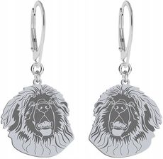 Mejk Jewellery Kolczyki Srebrne Leonberger 925