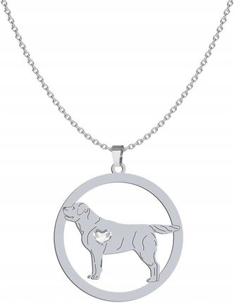 Mejk Jewellery Naszyjnik Srebrny Labrador Retriever 925