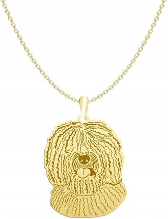 Mejk Jewellery Hiszpański Pies Dowodny Naszyjnik Złoty 925