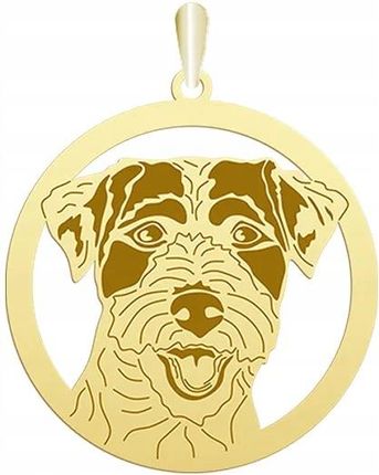 Mejk Jewellery Pozłacana Zawieszka Z Psem Parson Russell Terrier