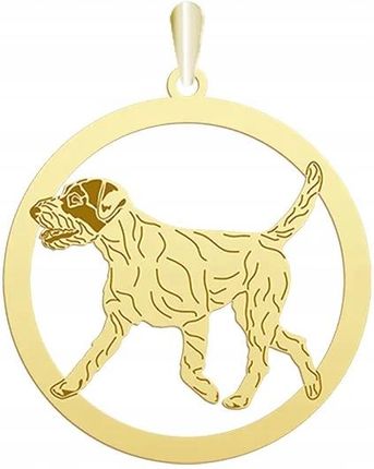 Mejk Jewellery Pozłacana Zawieszka Z Psem Parson Russell Terrier