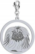 Mejk Jewellery Srebrny Charms Z Psem Pekińczyk