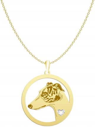 Mejk Jewellery Greyhound Naszyjnik Pozłacany 925