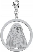Mejk Jewellery Charms Srebrny Z Psem Cocker Spaniel Amerykański