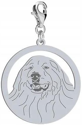 Mejk Jewellery Srebrny Charms Z Psem Pirenejski Pies Górski