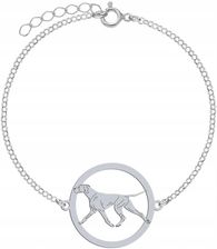 Mejk Jewellery Srebrna Bransoletka Z Psem Pointer