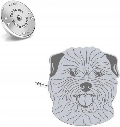 Mejk Jewellery Wpinka Srebrna Norfolk Terrier 925