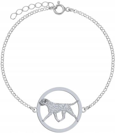 Mejk Jewellery Bransoletka Border Terrier Srebro925