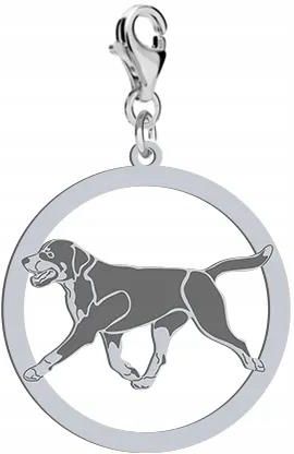 Mejk Jewellery Charms Srebrny Z Duży Szwajcarski Pies Pasterski 925