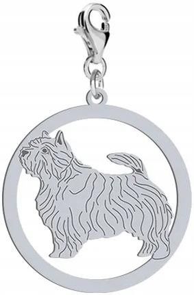 Mejk Jewellery Charms Srebrny Z Psem Norwich Terrier 925