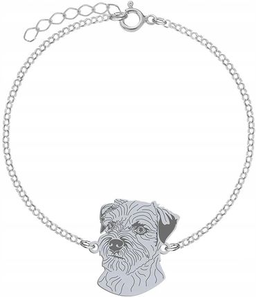 Mejk Jewellery Bransoletka Srebrna Border Terrier