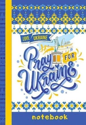 Fresh Notatnik Ozdobny A6/64K Kratka Tw Pray For Ukraine