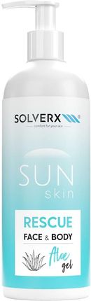 Solverx Sun Skin Rescue Żel Po Opalaniu Do Twarzy I Ciała 250Ml