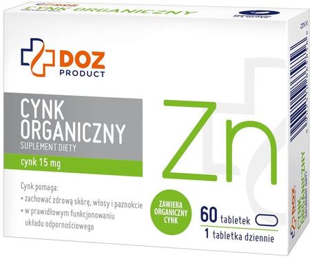 Doz Product Cynk Organiczny 60Tabl