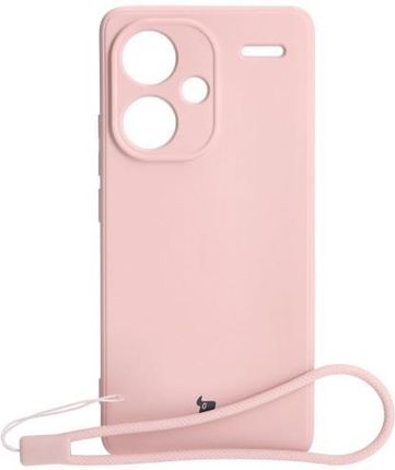 Bizon Etui Case Silicone Sq Do Xiaomi Redmi Note 13 Pro 5G Jasnoróżowe