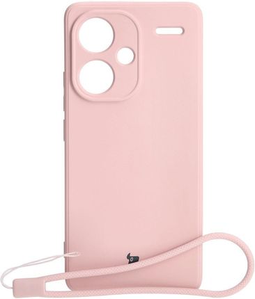 Bizon Etui Case Silicone Sq Do Xiaomi Redmi Note 13 Pro 5G Jasnoróżowe