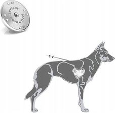 Mejk Jewellery Wpinka Srebrna Z Psem Australian Kelpie