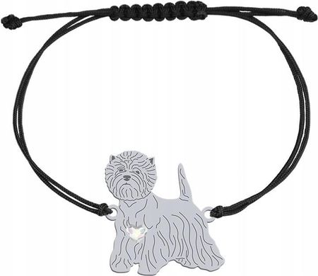Mejk Jewellery Srebrna Bransoletka West Highland White Terrier
